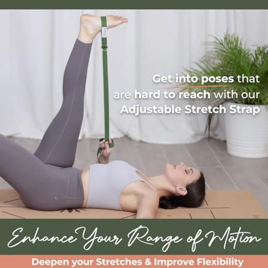 Premium Cork Yoga Kit – Eco-Friendly Mat & Block Set with Carry Strap