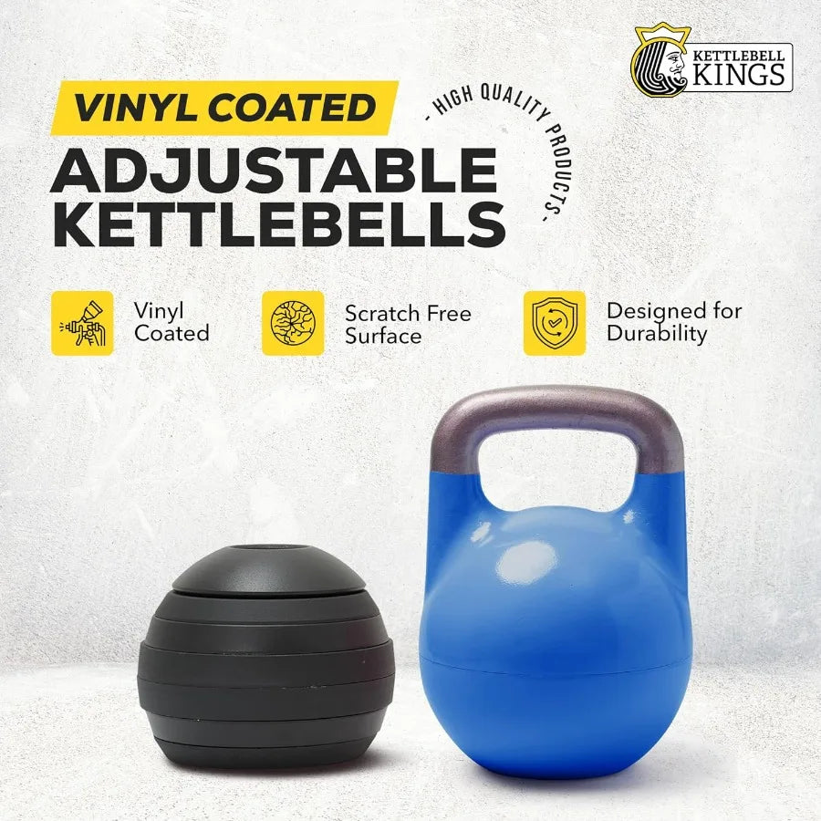 Adjustable Kettlebell – 26–70LB Full-Body Strength Trainer