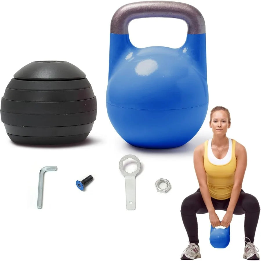 Adjustable Kettlebell – 26–70LB Full-Body Strength Trainer