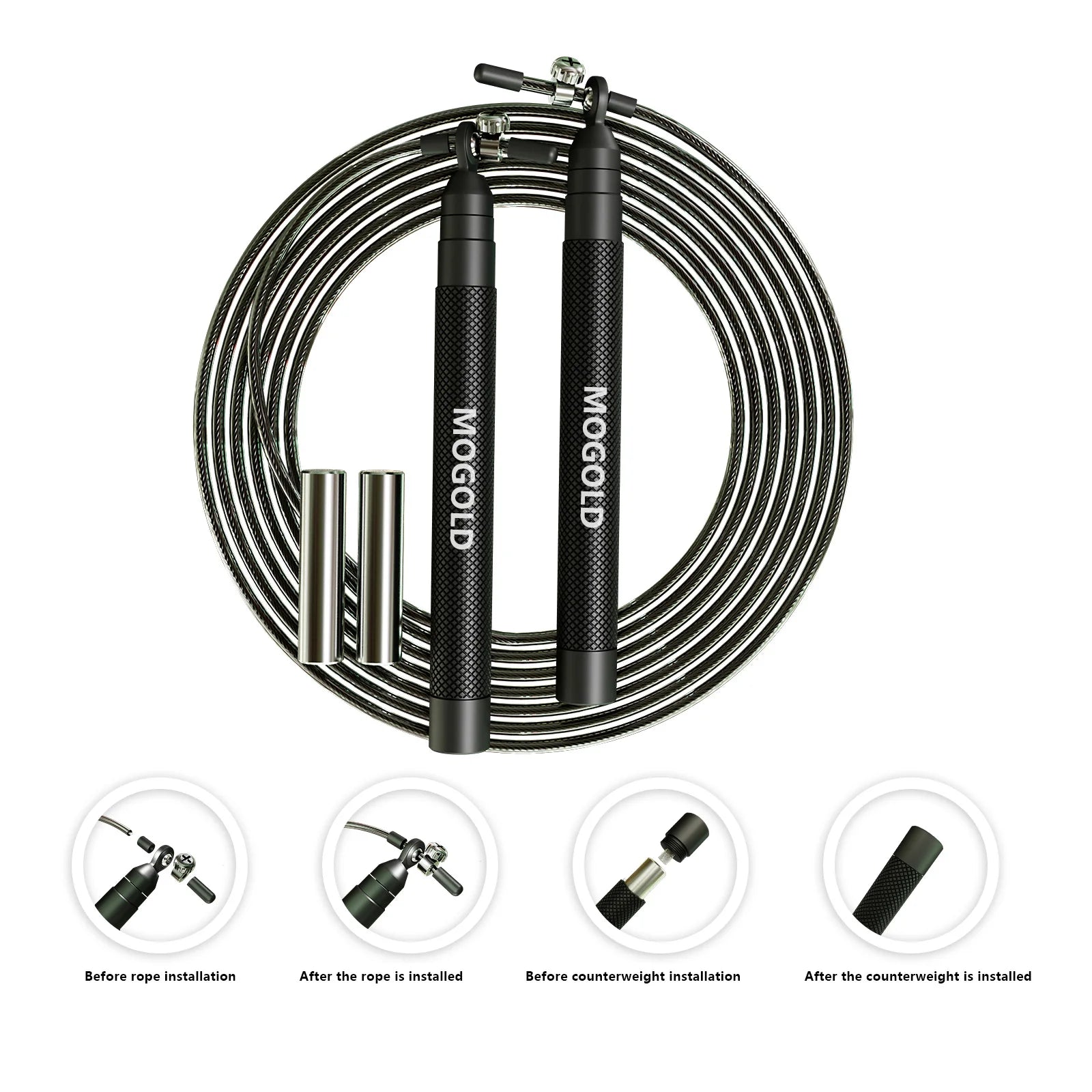 Weighted Crossfit Jump Rope – Fitness & Workout Equipment