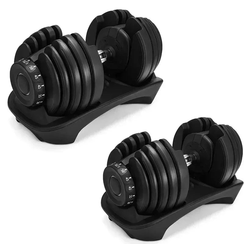 Adjustable Dumbbell 24/40 KG 52.5/90 LBS Fitness Equipment